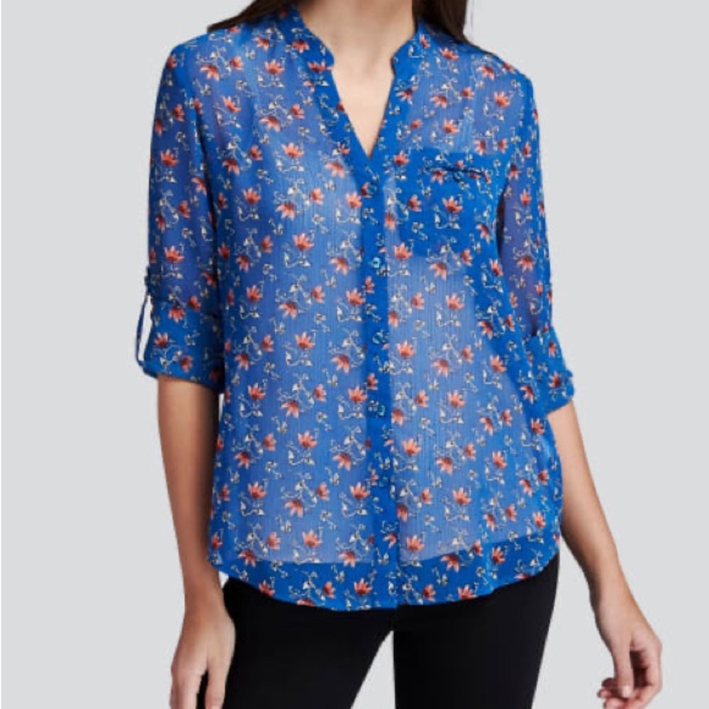 Kut From The Kloth Jasmine Printed Button Up Blou… - image 1